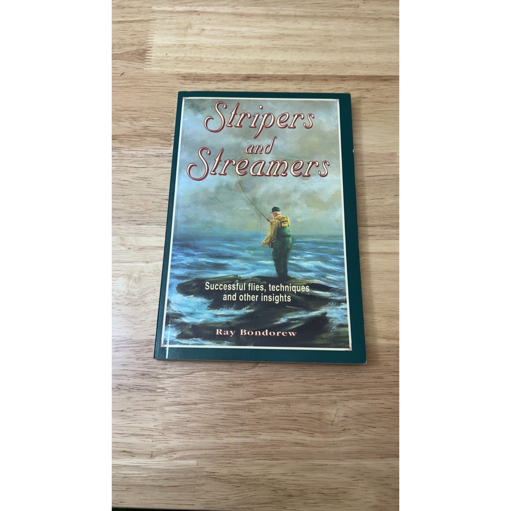 Stripers and Streamers‎ Ray Bondorew 1996 Signed 1st Edition Fly Fishing